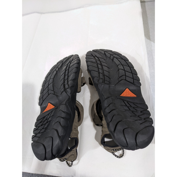 Vintage Nike ACG Y2K Brown Men's Sandals Size 7 - Picture 4 of 9